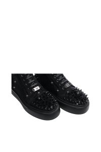 3D Crystal Leather Shoes