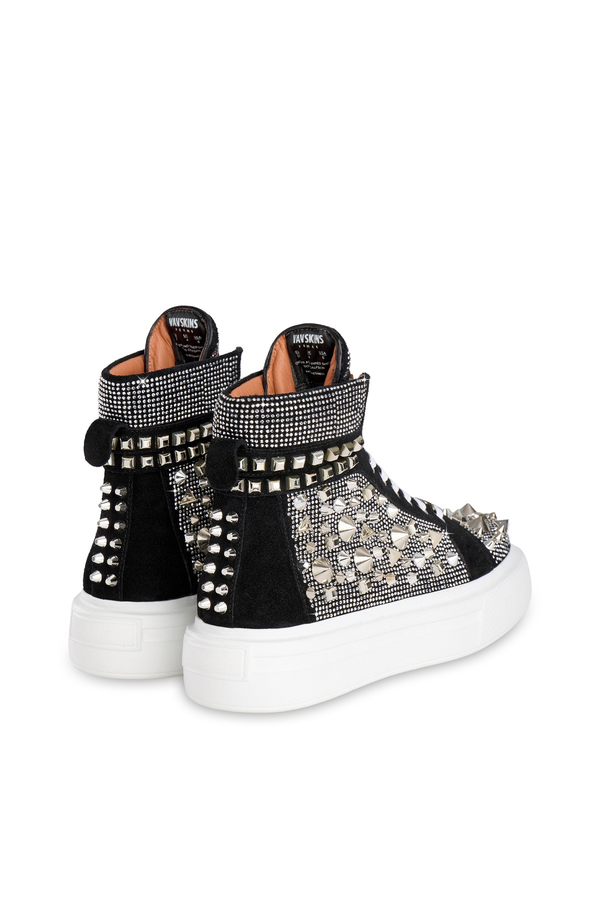 SS26-6D-SİLVER CRYSTAL SNEAKERS - Image 3