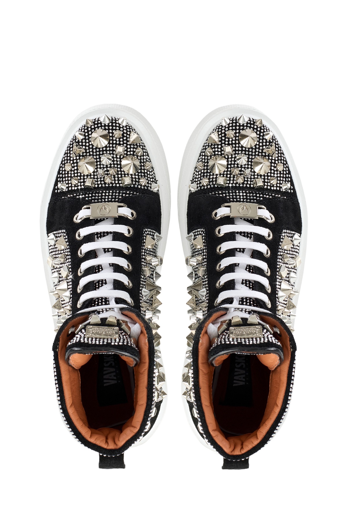 SS26-6D-SİLVER CRYSTAL SNEAKERS - Image 4