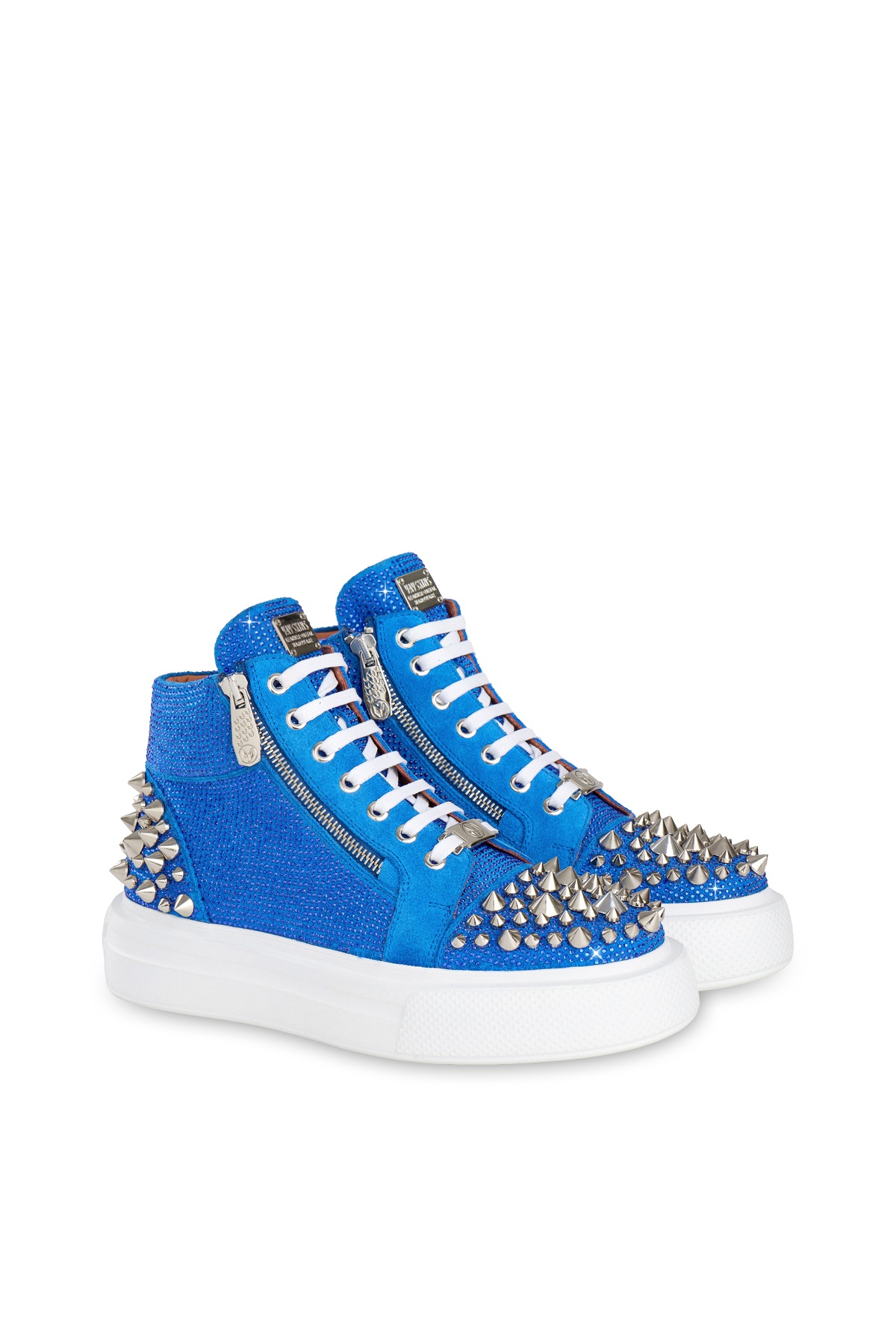 SS26-3D-BLUE CRYSTAL SNEAKERS - Image 2