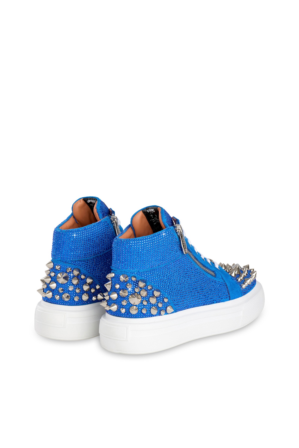 SS26-3D-BLUE CRYSTAL SNEAKERS - Image 3