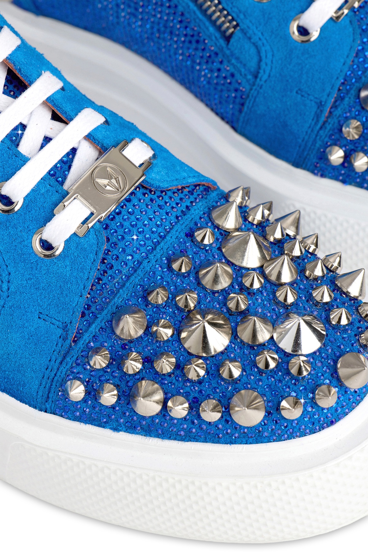 SS26-3D-BLUE CRYSTAL SNEAKERS - Image 5