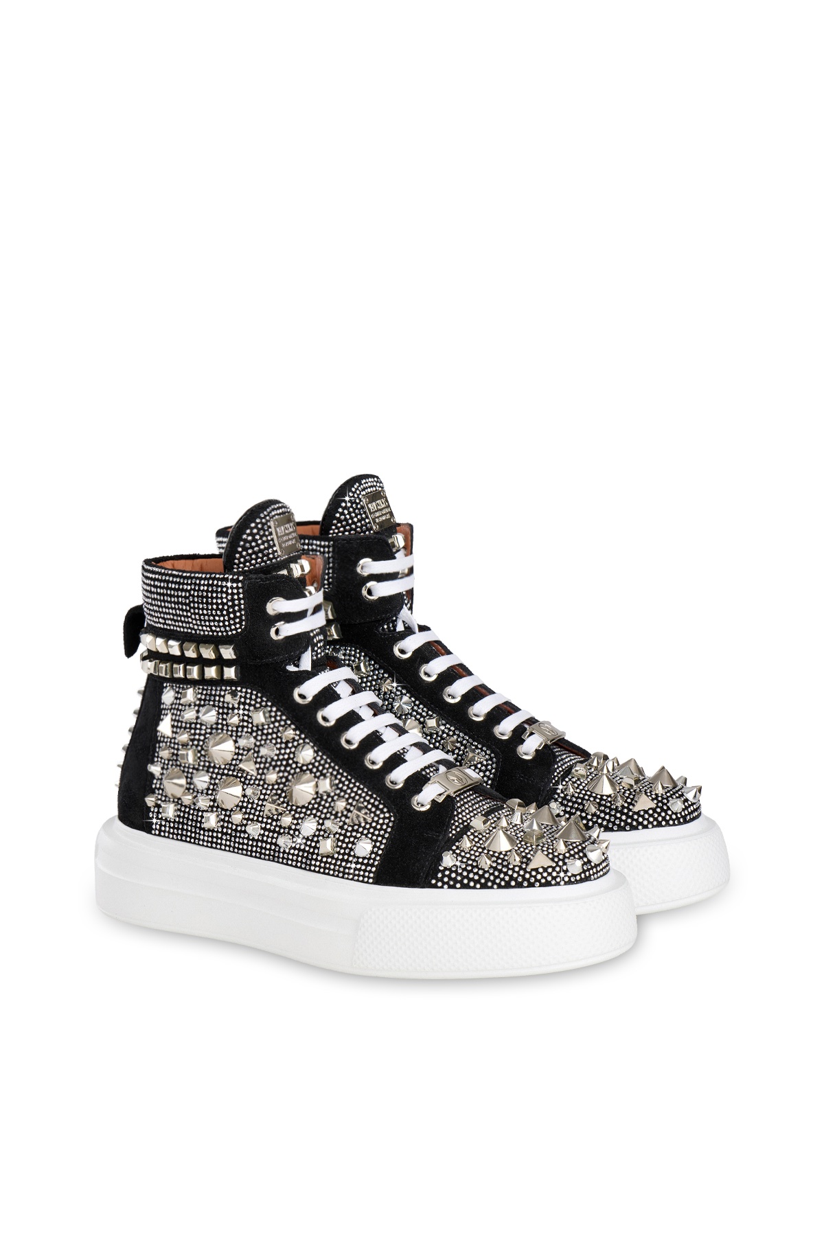 SS26-6D-SİLVER CRYSTAL SNEAKERS - Image 2