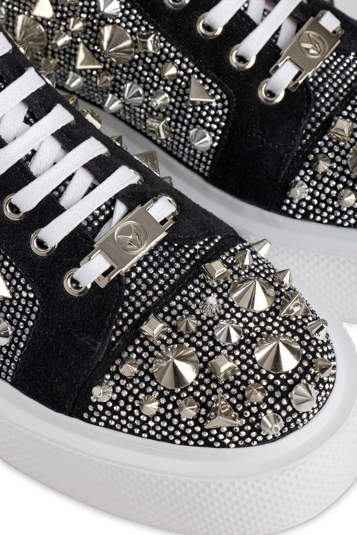 SS26-6D-SİLVER CRYSTAL SNEAKERS - Image 5