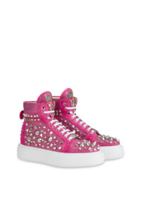 26-6D-PİNK CRYSTAL SNEAKERS